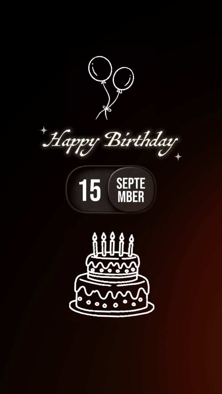 15 SEPTEMBER BIRTHDY