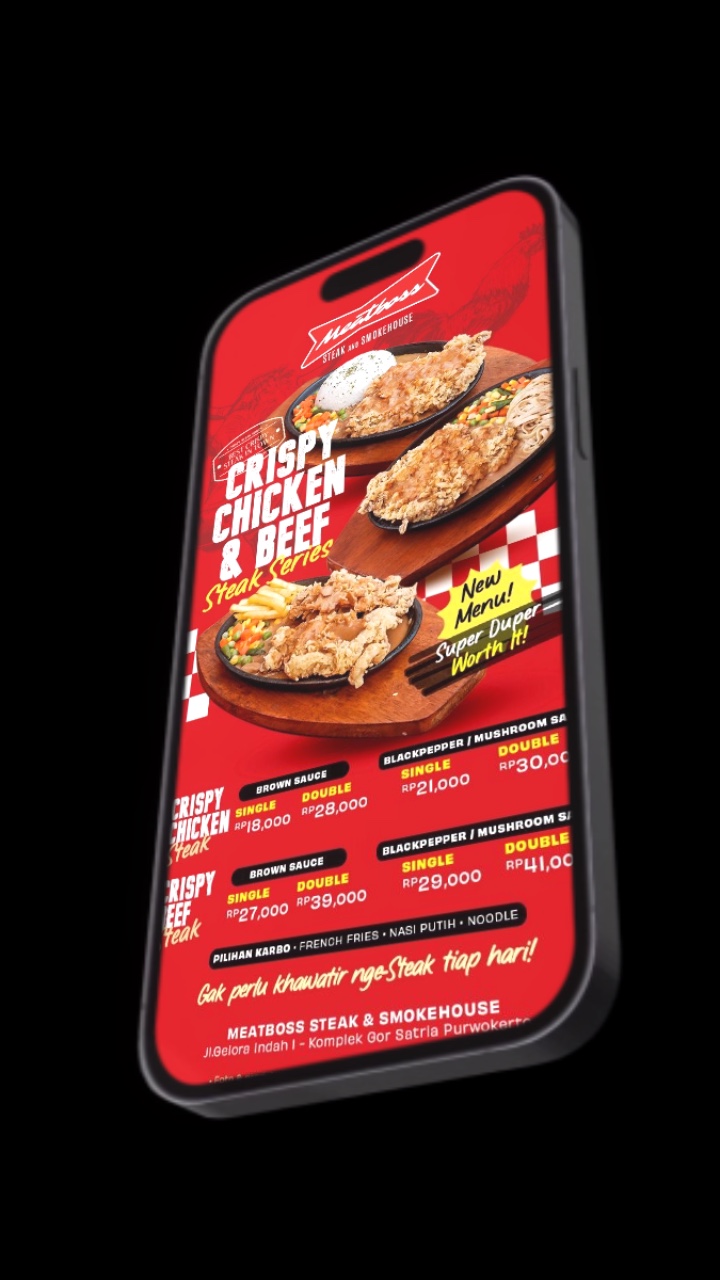 Affiche promotionnelle alimentaire