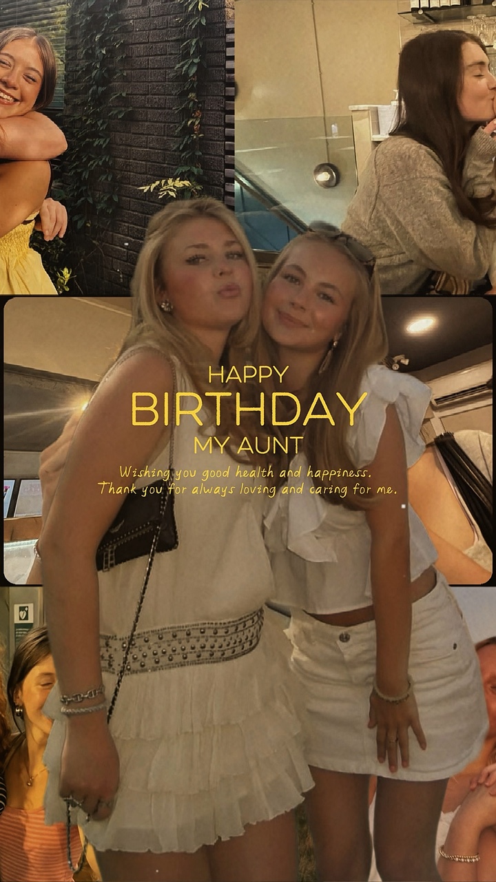 Happy Birthday, Aunt