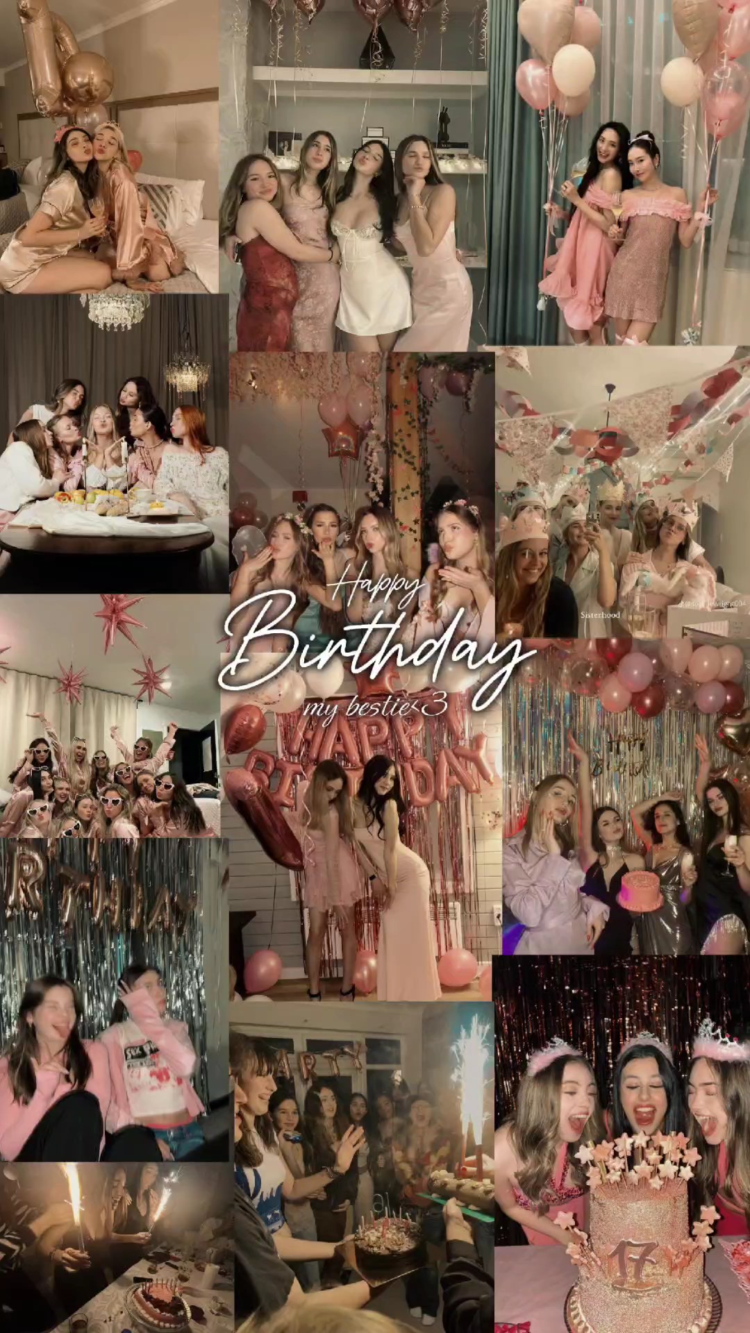 Birthday collage