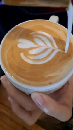 Coffee latte tulip