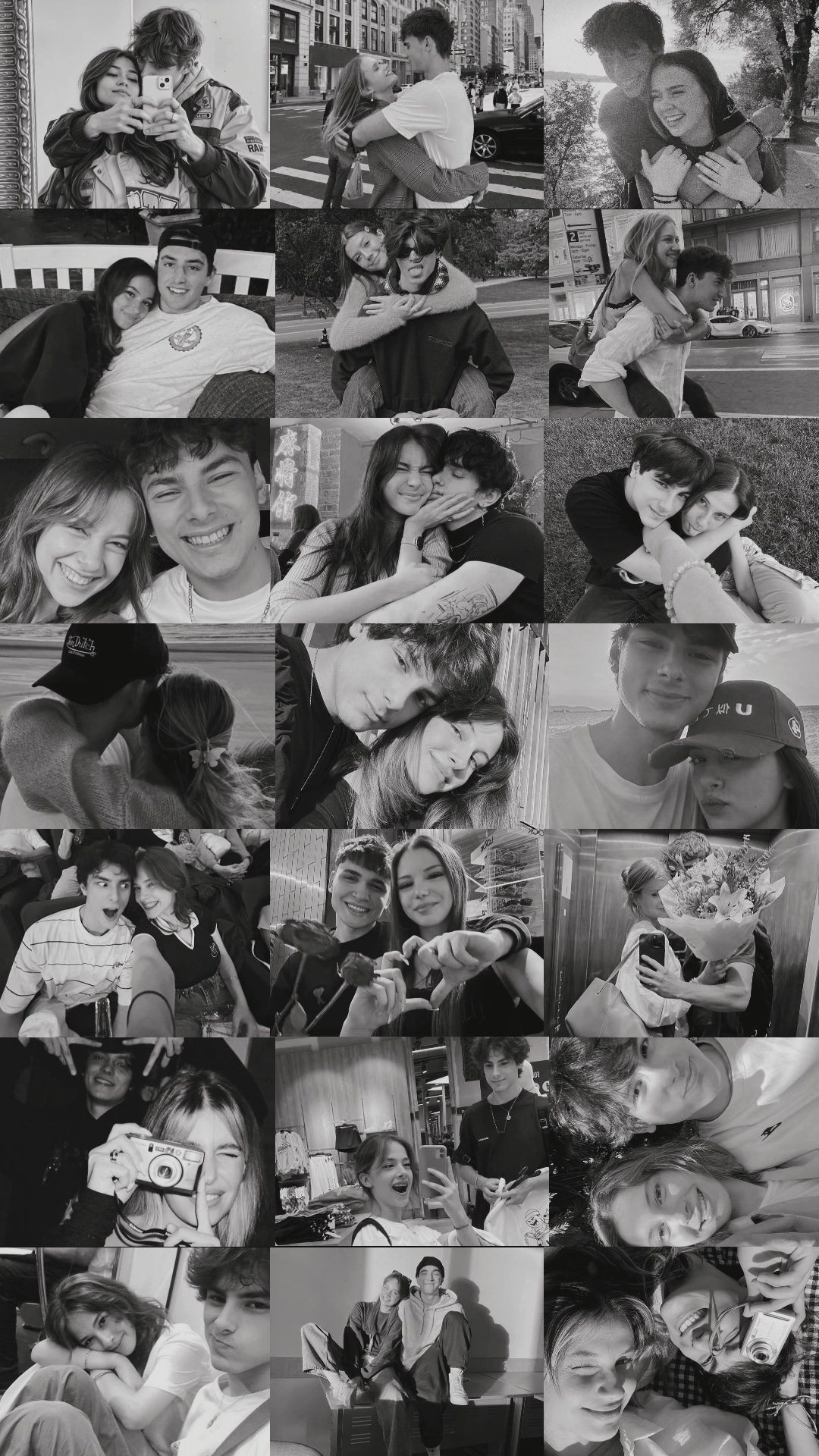 collage d'histoire d'amour