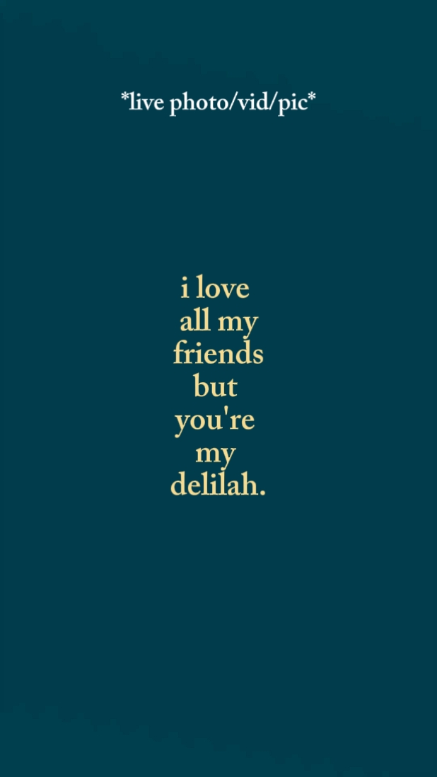 i love all my friend