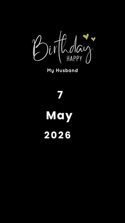HBD HUSBAND 07 MAY