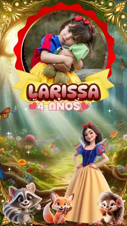 Convite princesa 