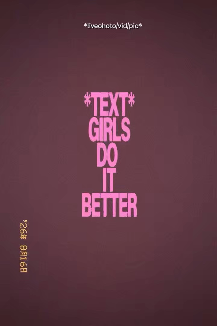 Textgirlsdoitbetter