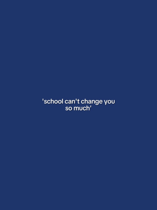 L'école vous change :