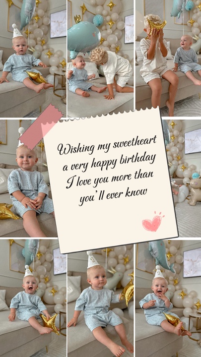 Feliz aniversário bebê
