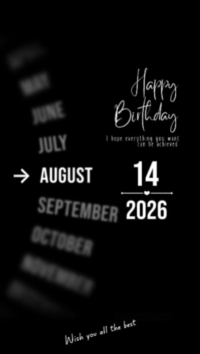 ULANG TAHUN ANAK LAKI-LAKI 14 AGUSTUS