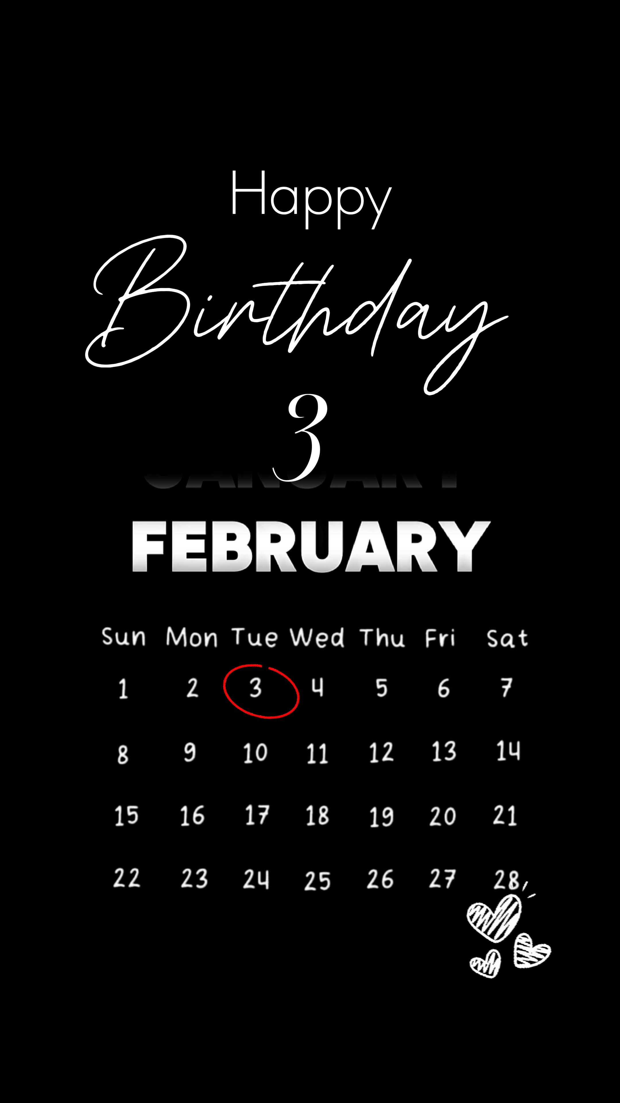 Birthday 3 February 