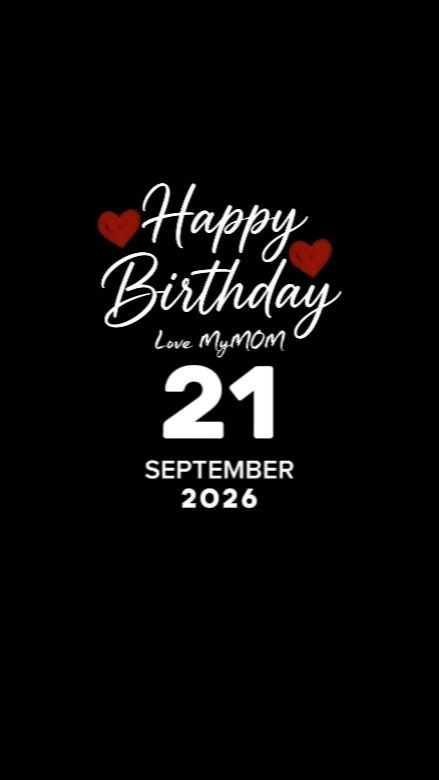 BDAY MOM 21 SEPTEMBE