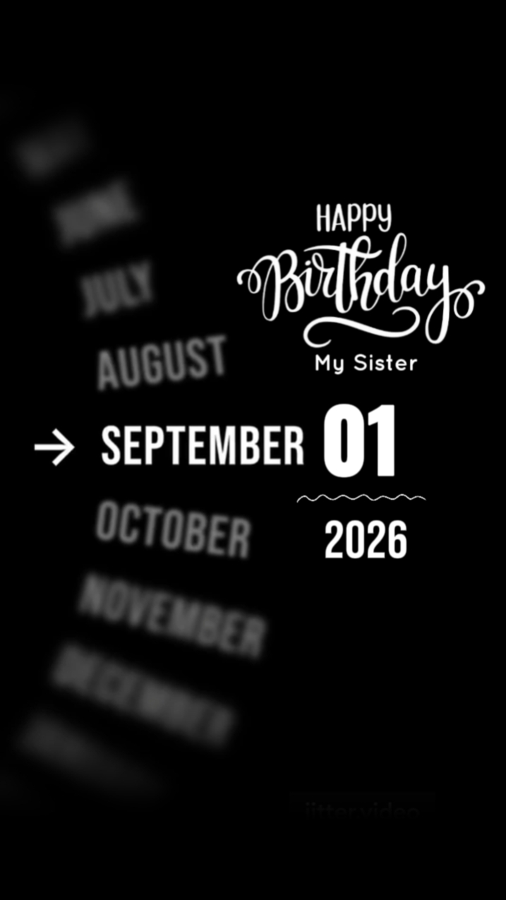 CUMPLEAÑOS HERMANA 1 DE SEPTIEMBRE