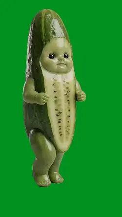 dancing cucumber