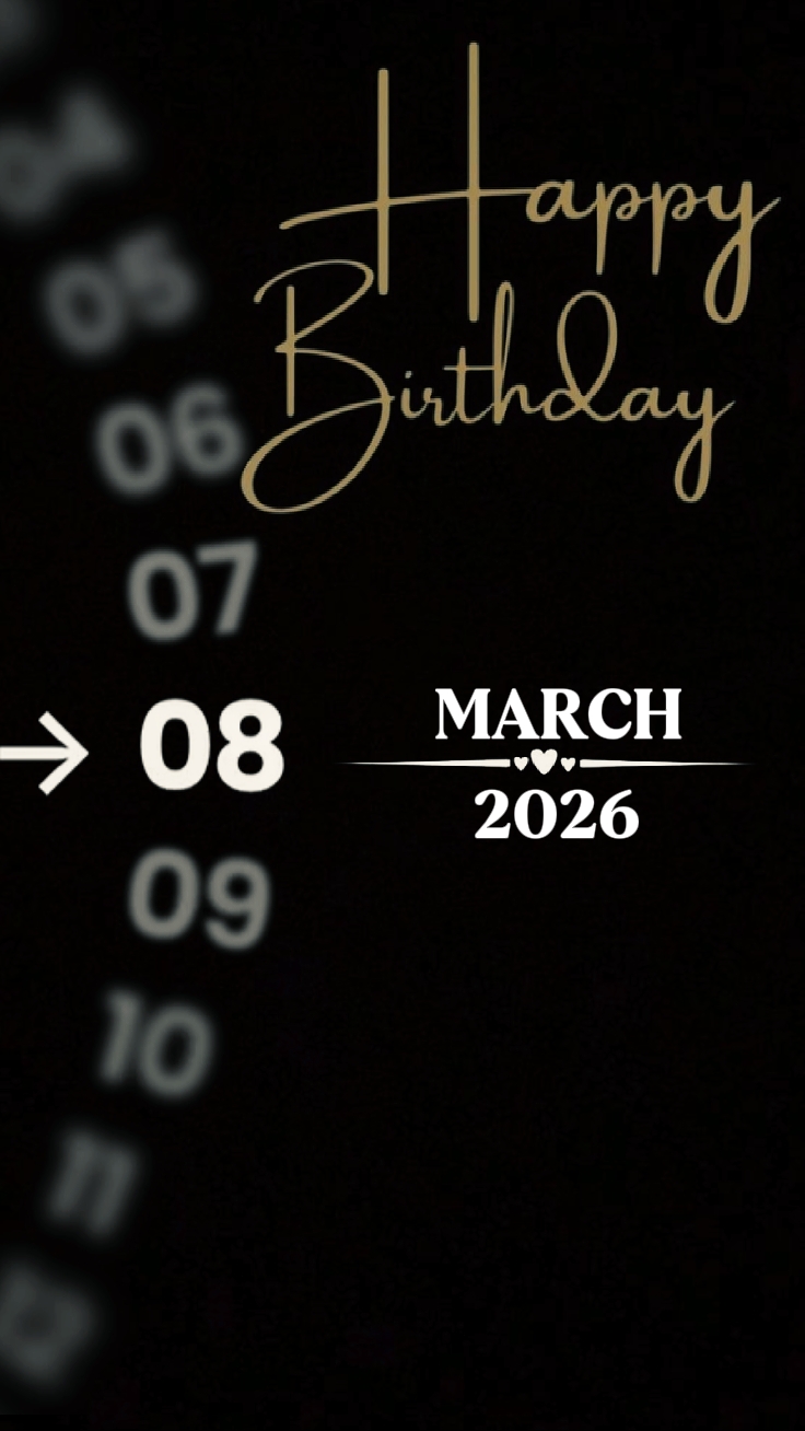 DOĞUM GÜNÜ 08 MART 