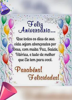 Feliz aniversário 