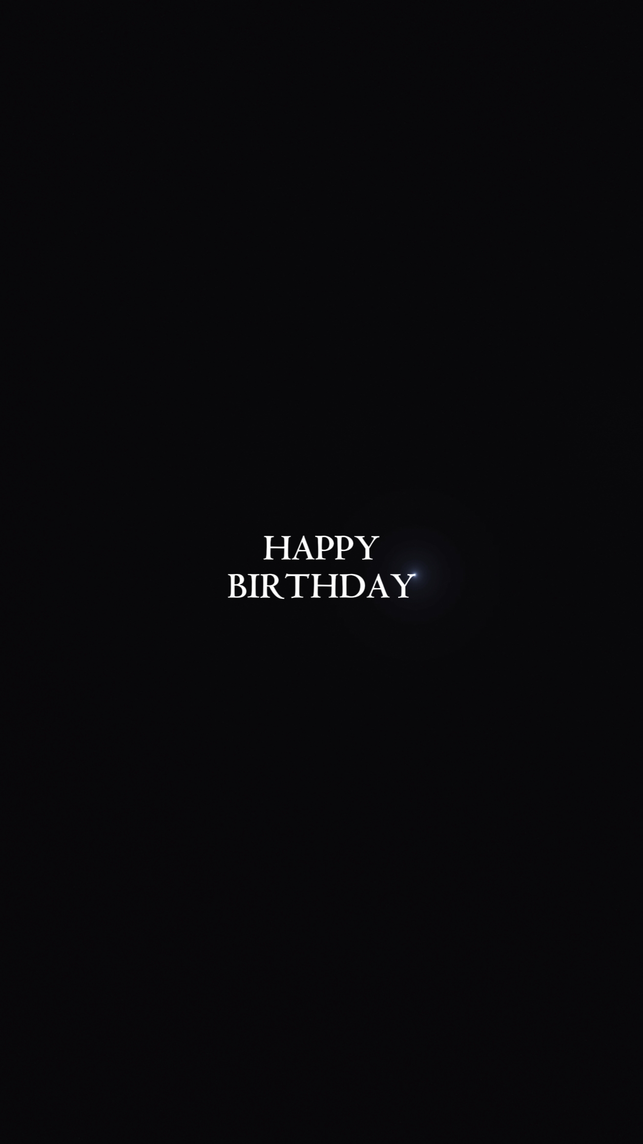 HAPPY BIRTHDAY 
