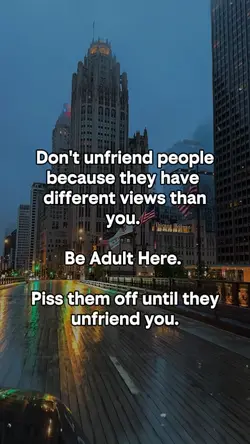 Don't unfriend peopl