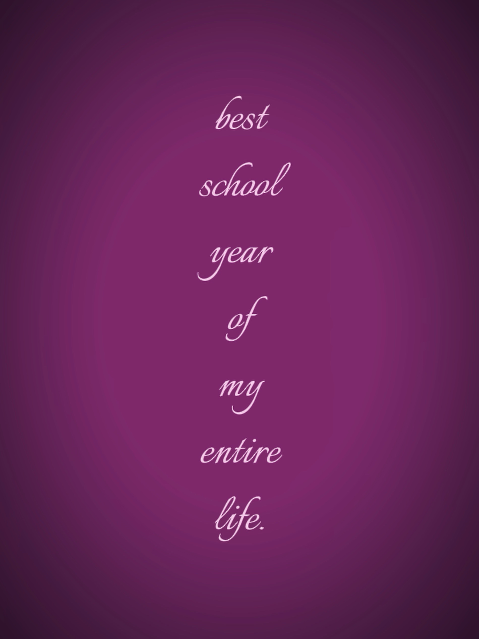 Best school year