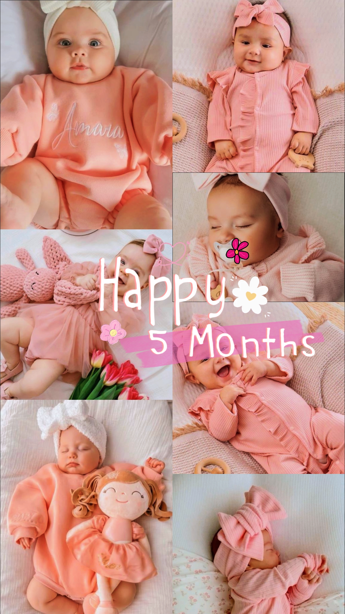 Joyeux bébé de 5 mois