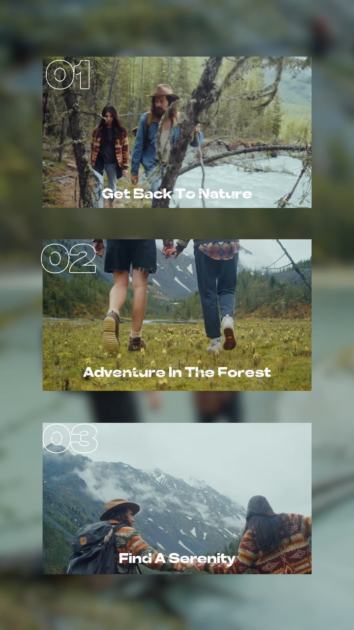 Plantillas de marca de deportes al aire libre estéticos minimalistas