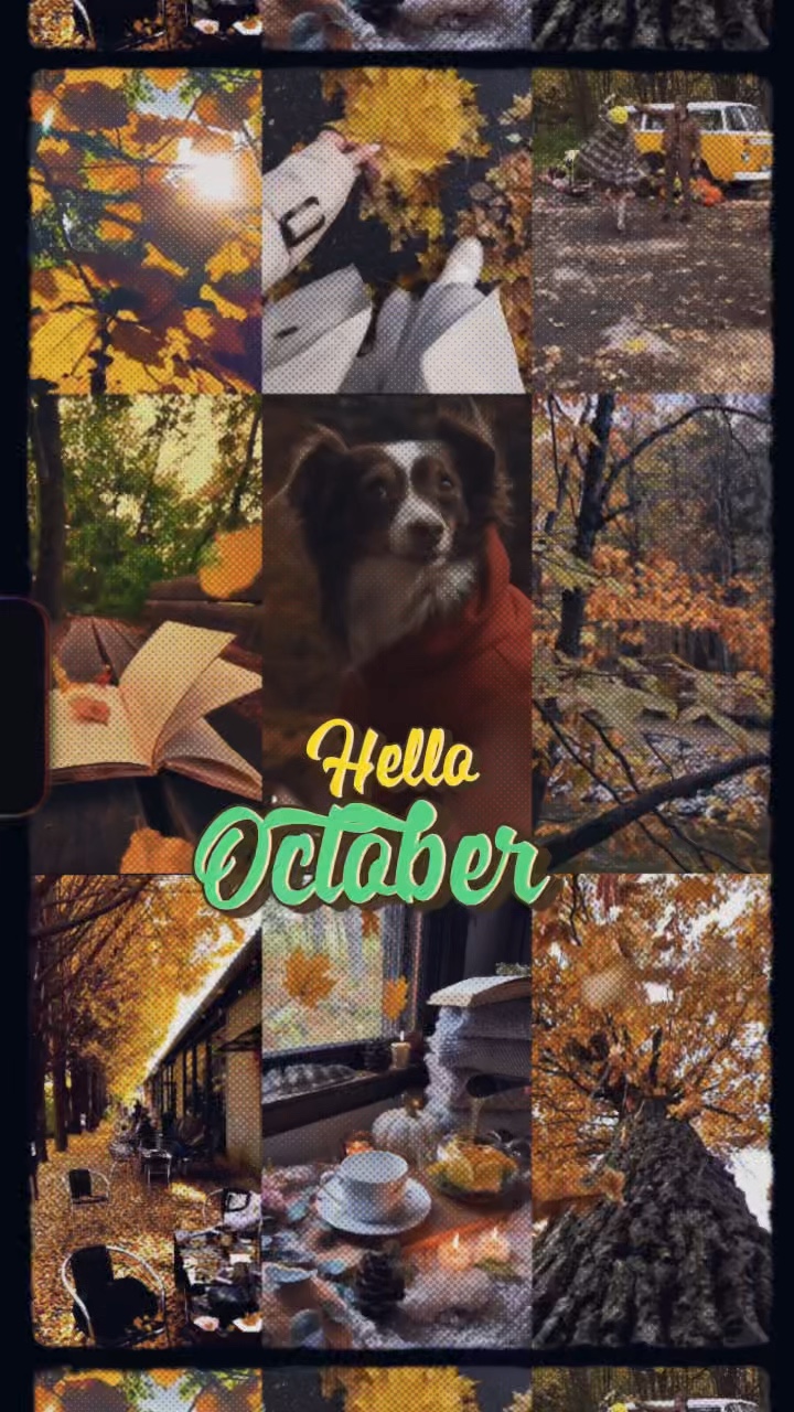 Bonjour octobre 