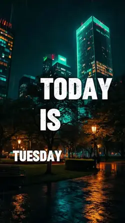TODAY IS TUESDAY