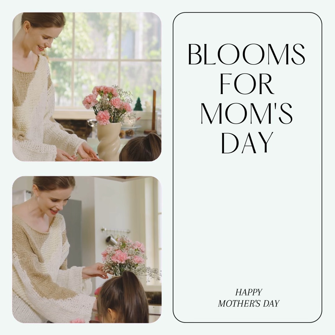 Boutique de fleurs pour la fête des mères
