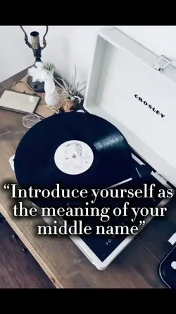Middle name 🤍