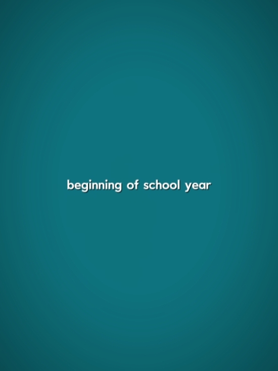 end of school year 