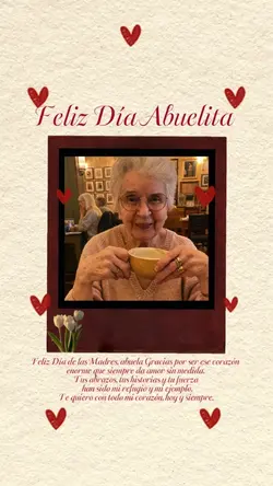 Feliz día Abuelita 