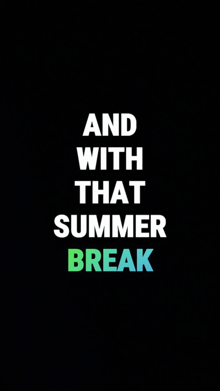 AND WITH THAT 
