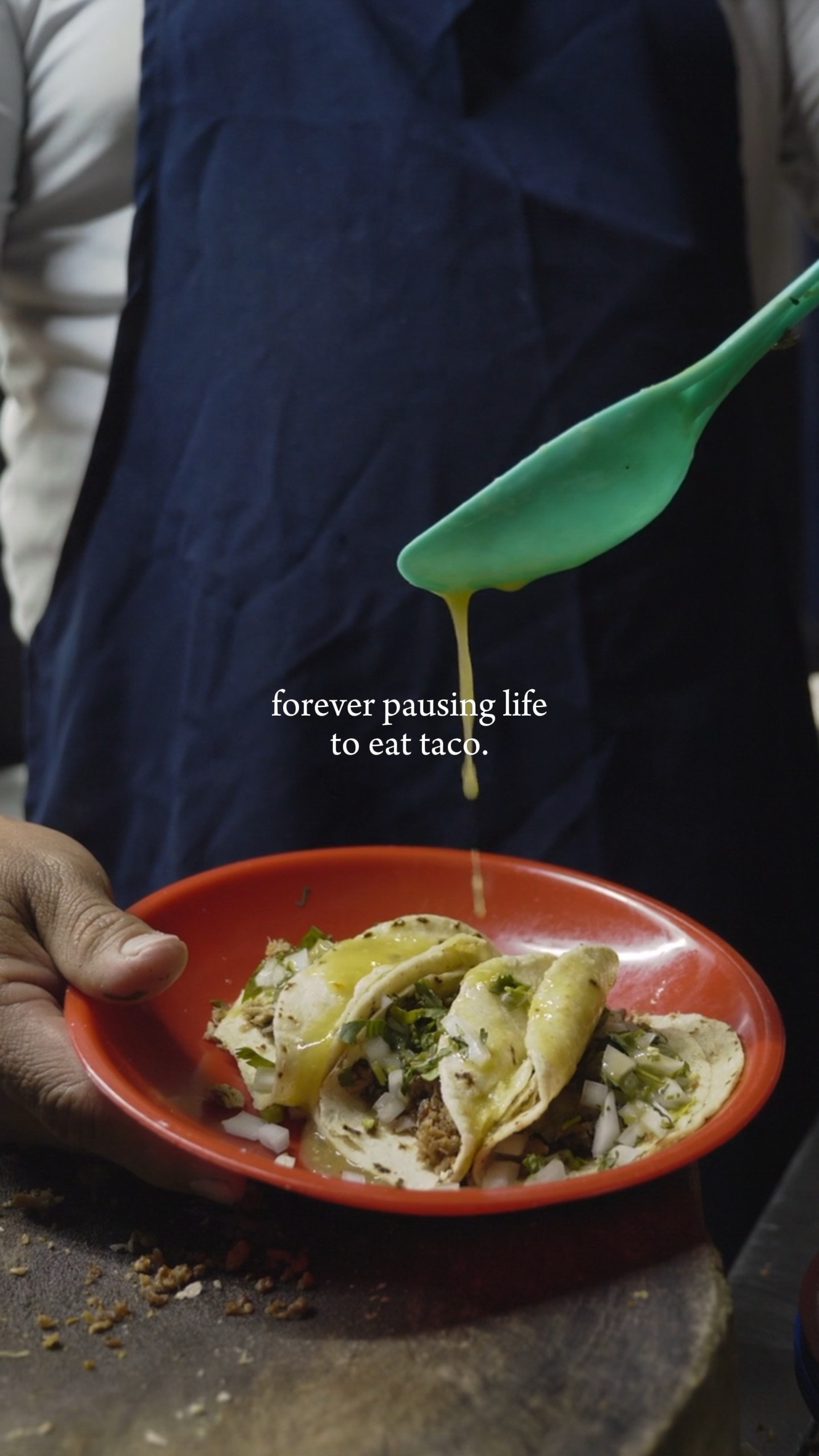 Pausando la vida para comer 
