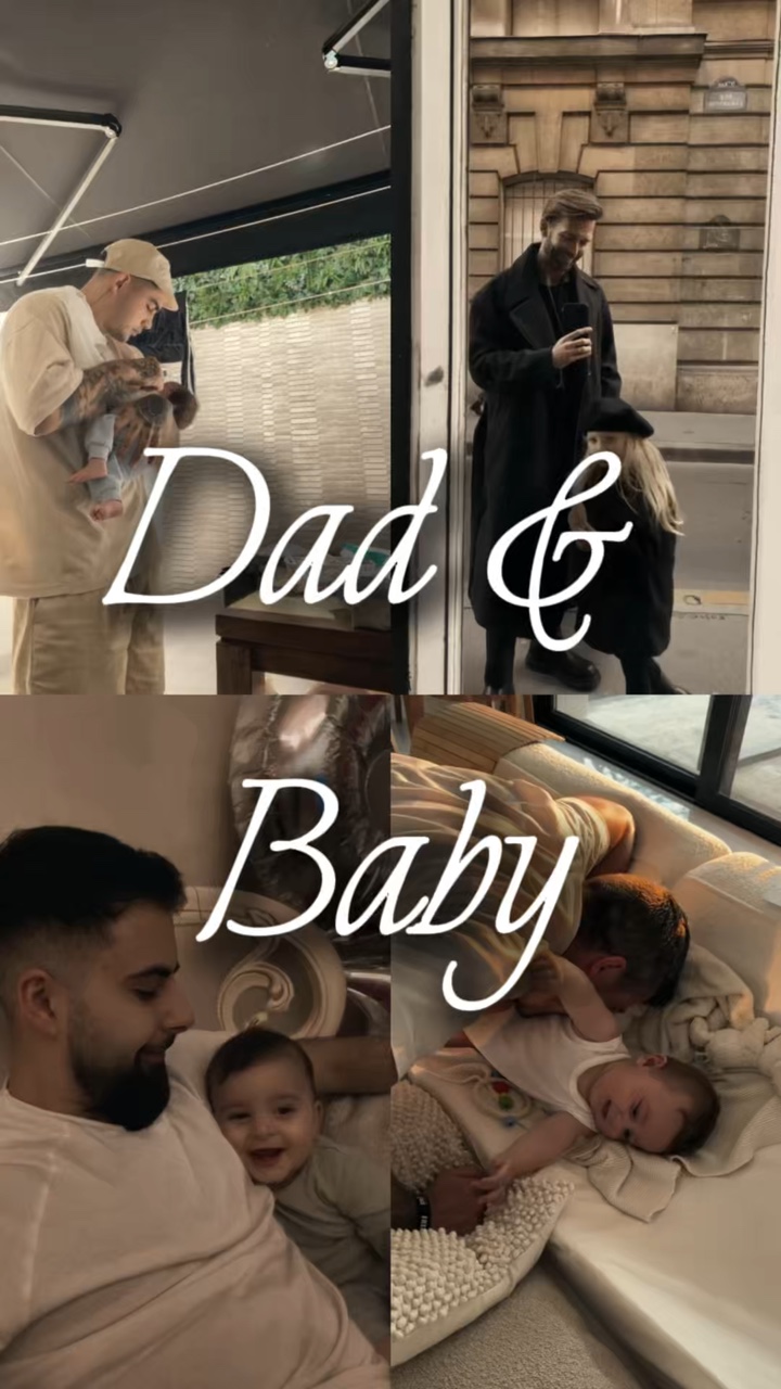Dad and baby