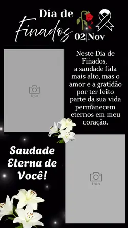 Dia de finados.