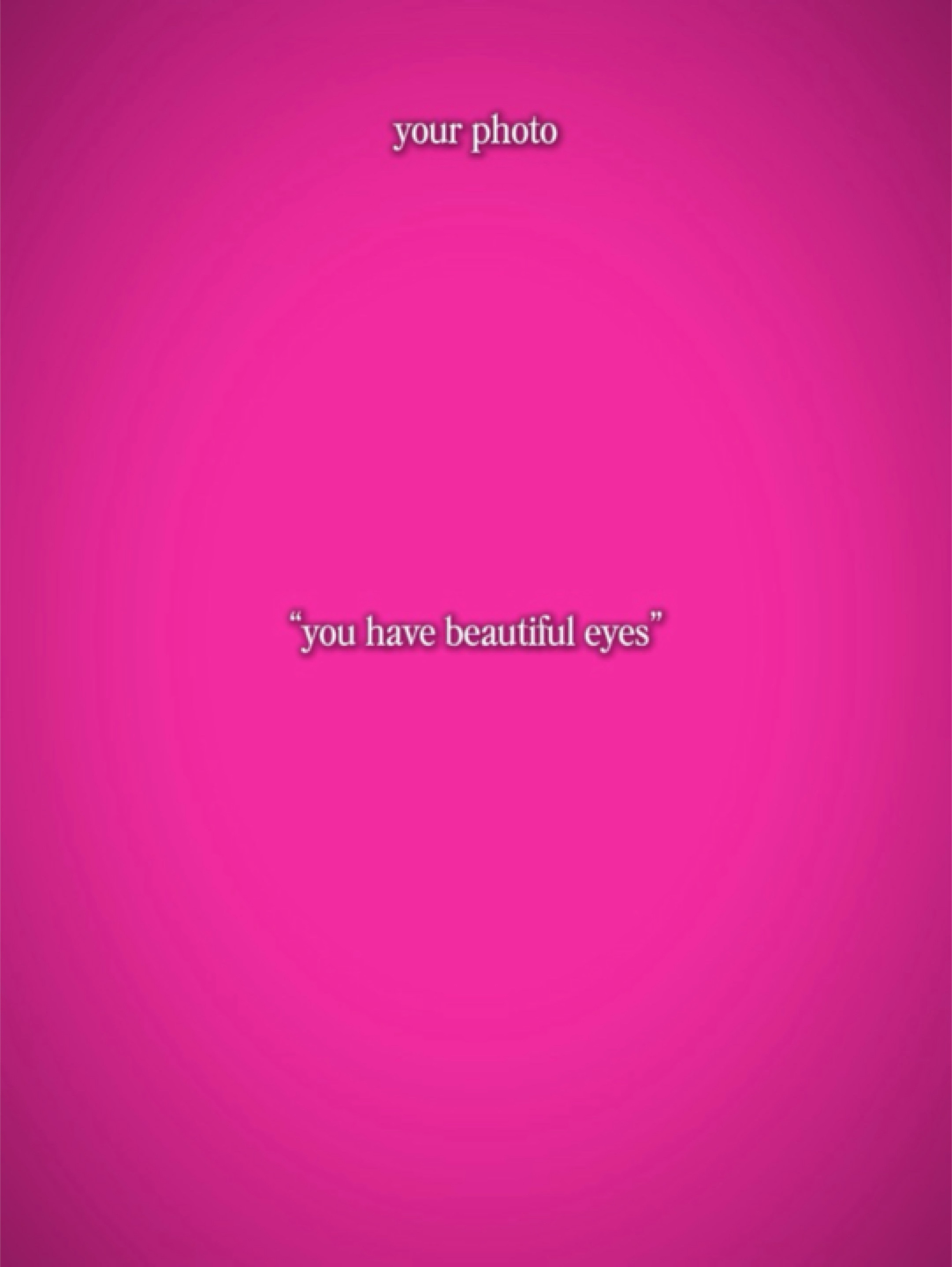 Avoir de beaux yeux