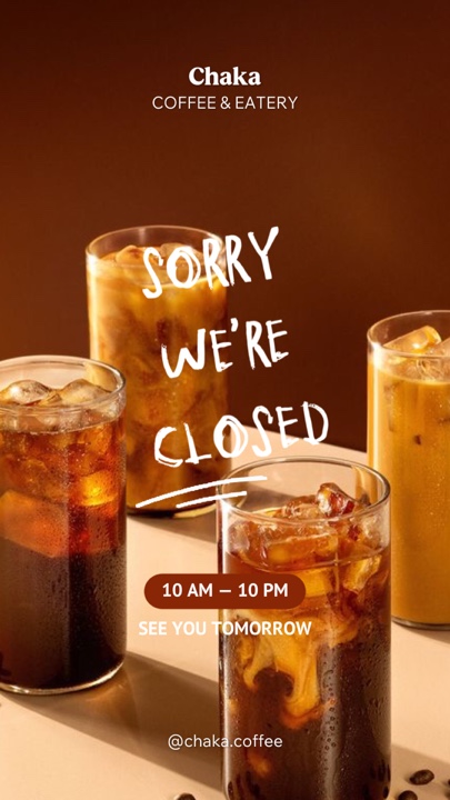 Sorry, We’re Closed