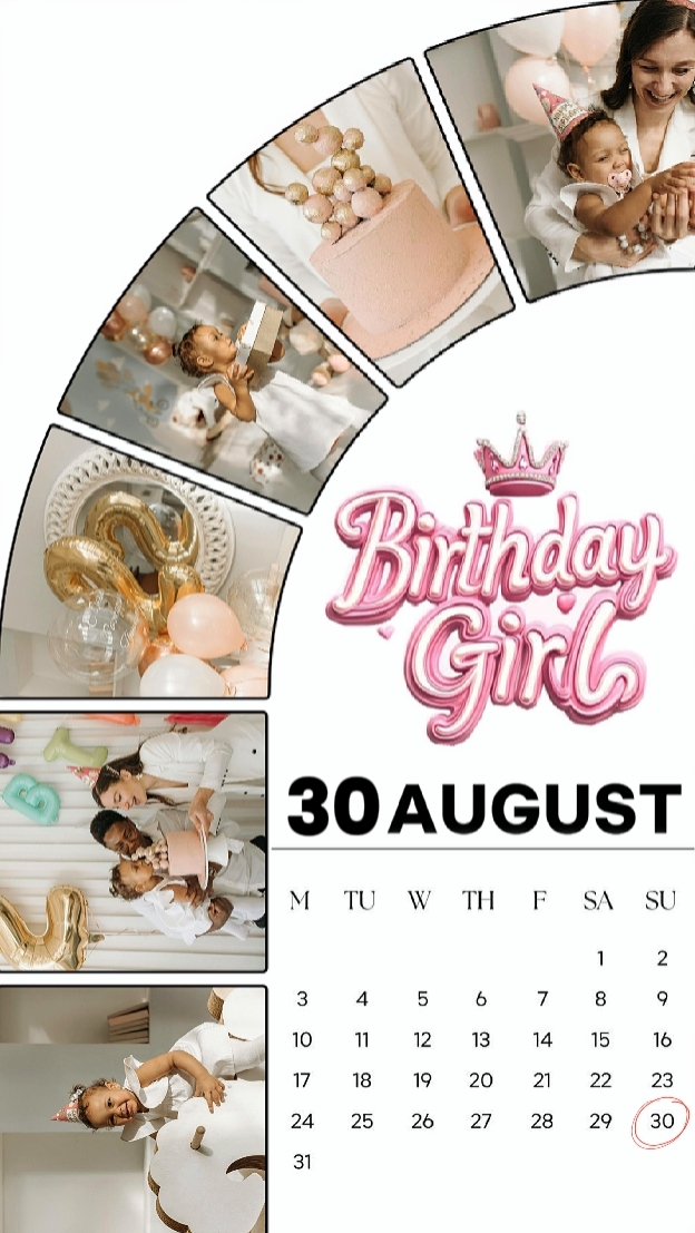 BIRTHDAY GIRL 30 AUG
