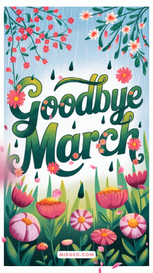 GOODBYE MARCH 2026 