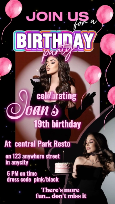birthday invitation 