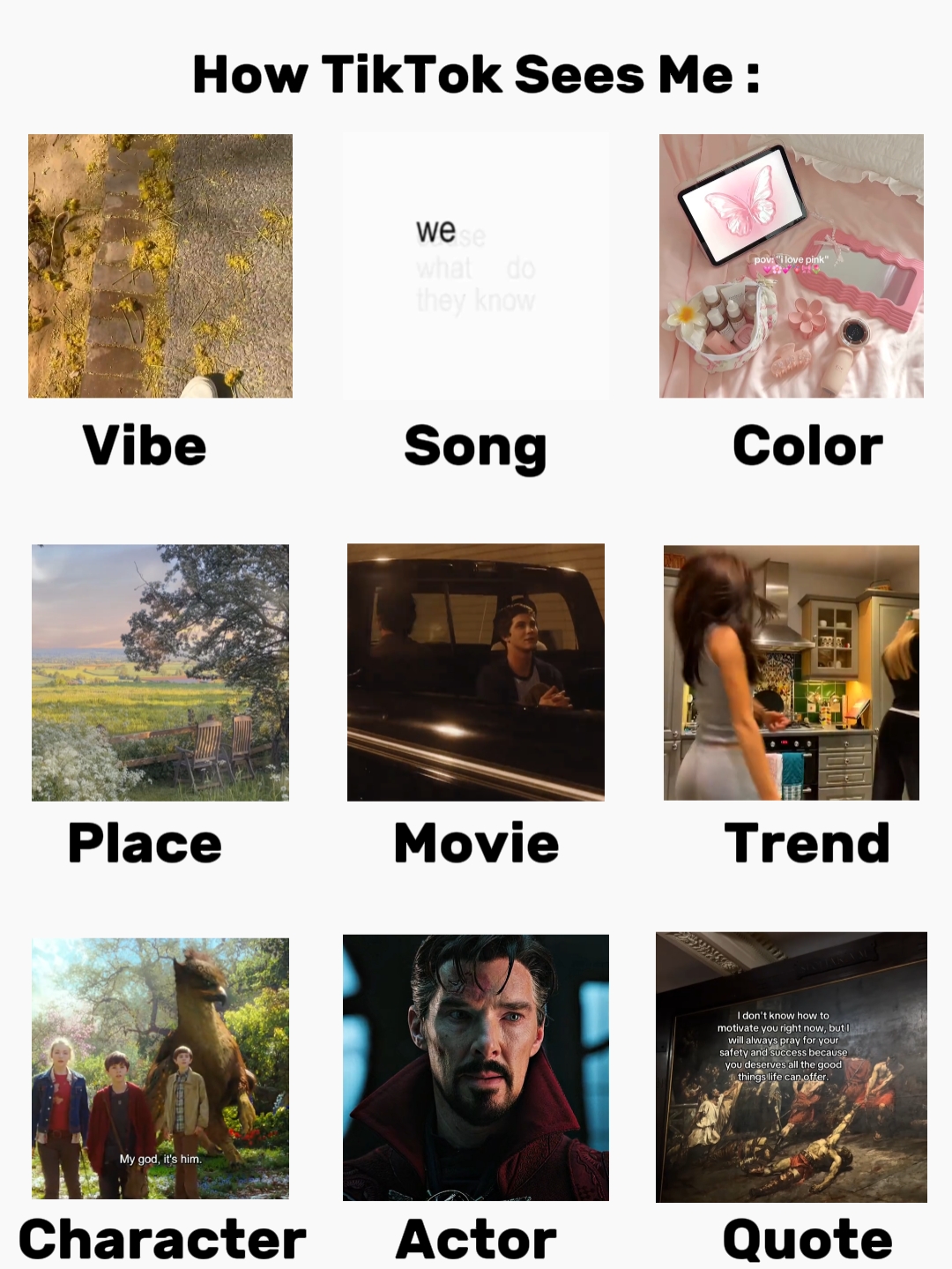 How Tiktok Sees Me