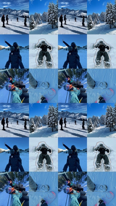 collage winter