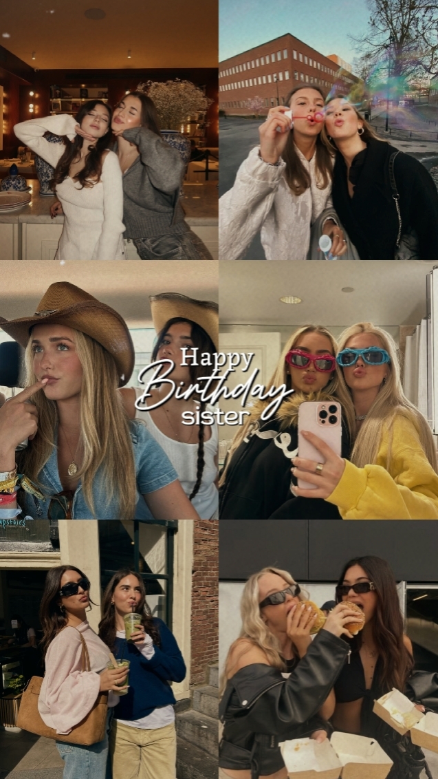 Aniversário irmã 