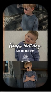 Birthday little boy 