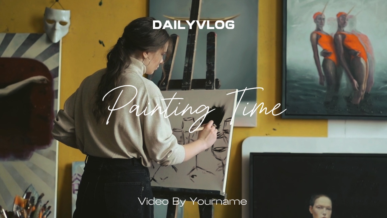 Daily Vlog|Painting