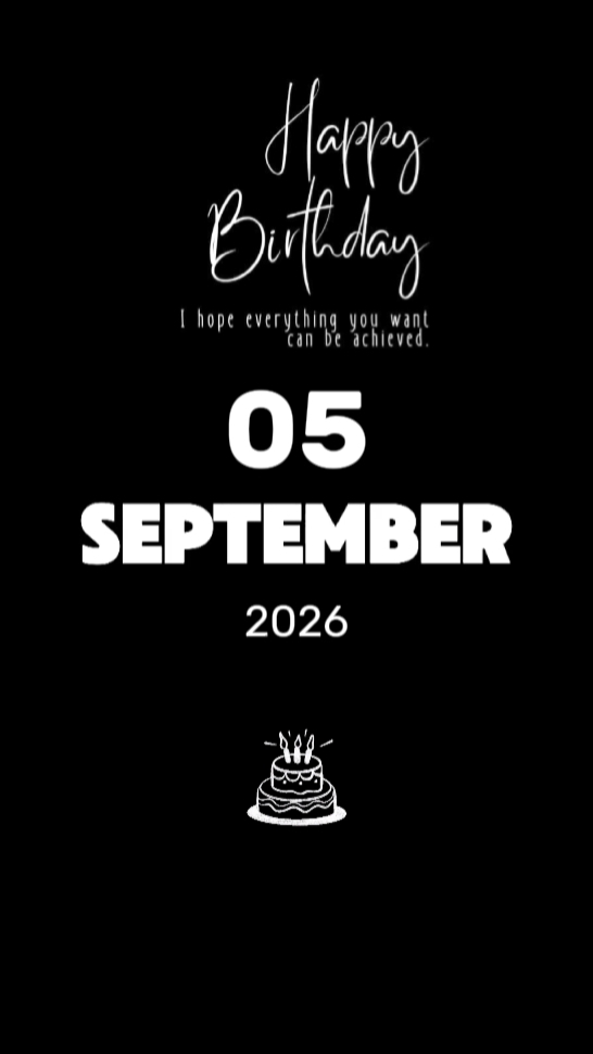 HBD SON 5 SEPTEMBER 