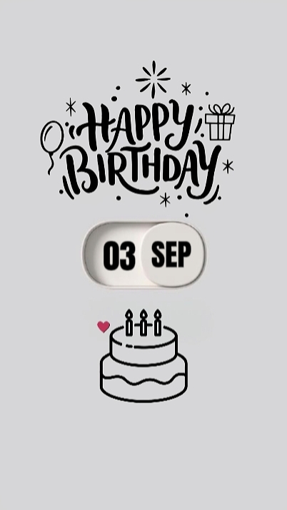 03 SEPTEMBRE ANNIVERSAIRE 
