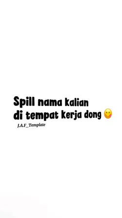 Nama di tempat kerja