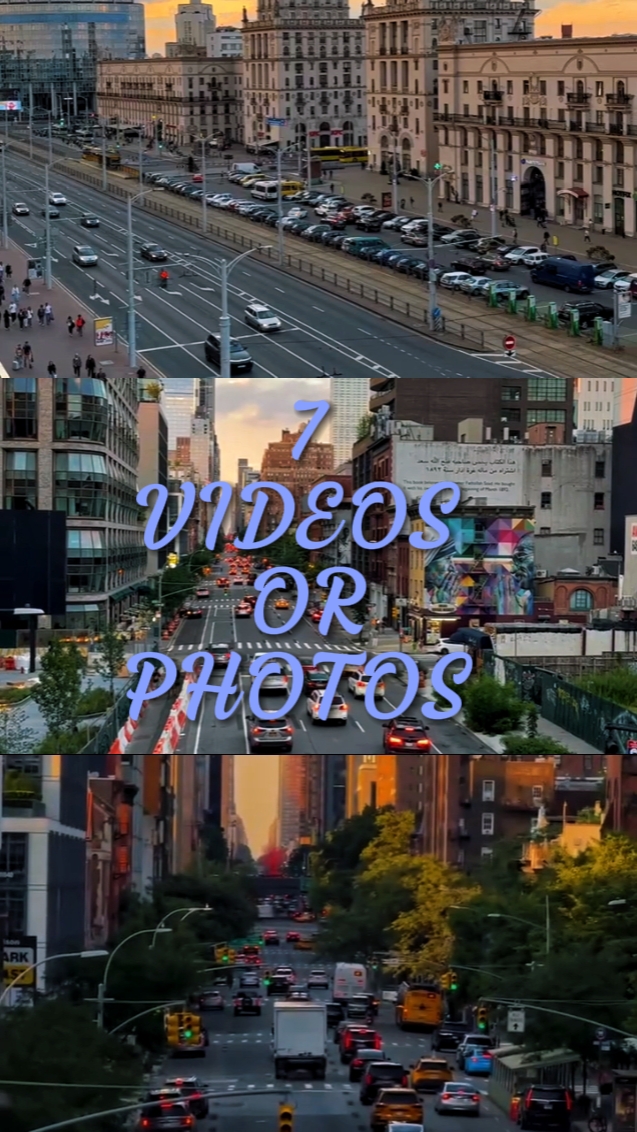7 VÍDEOS OU FOTOS 