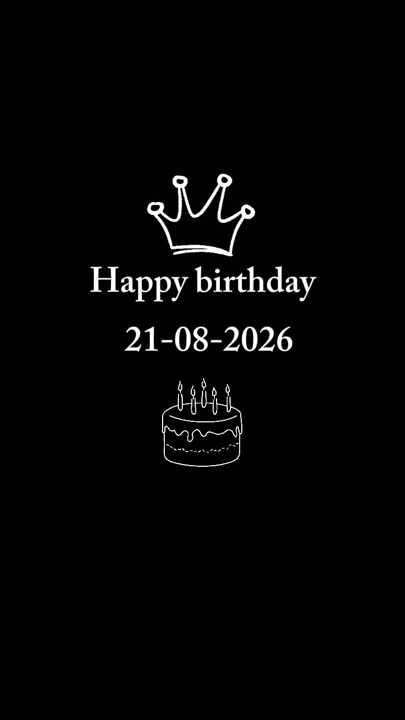HBD BRUDER 21 AUG 