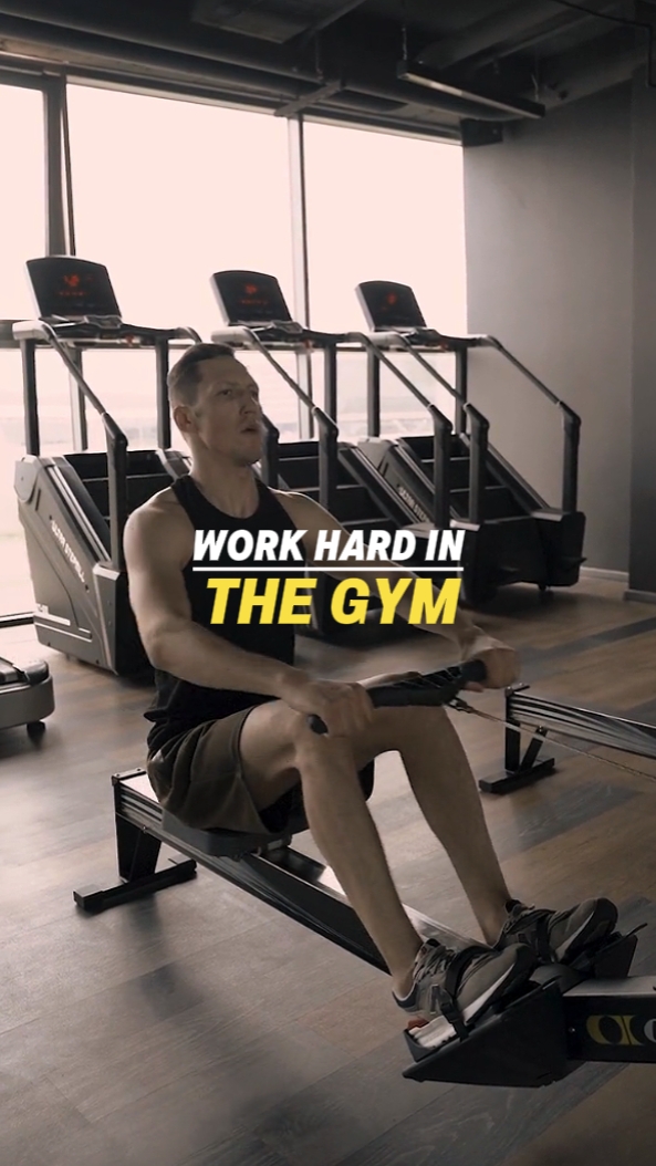 Work hard in the gym
